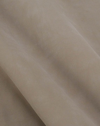 Simili Cuir Fable Effet Peau de Pêche Taupe - Mercerine