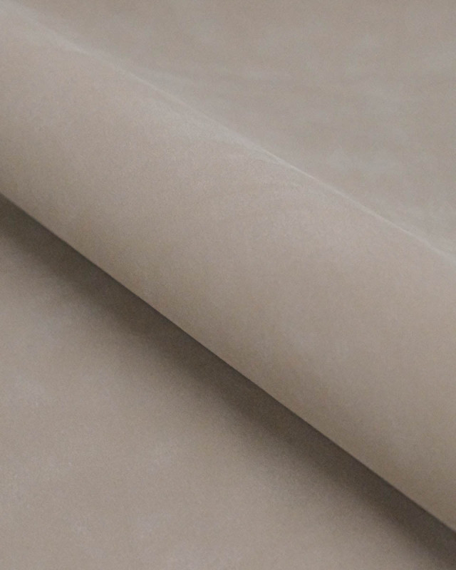 Simili Cuir Fable Effet Peau de Pêche Taupe - Mercerine