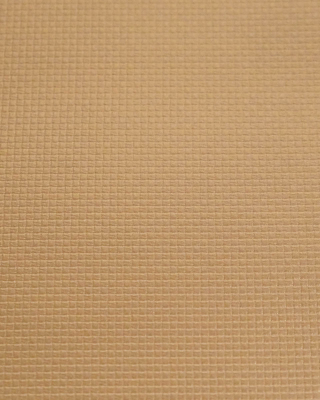 Tissu Simili Cuir Lido Quadrillé Doré - Mercerine