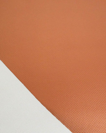 Tissu Simili Cuir Lido Quadrillé Cuivre - Mercerine