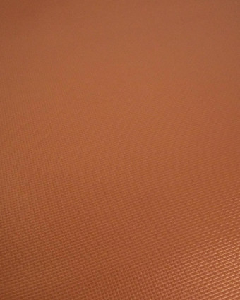 Tissu Simili Cuir Lido Quadrillé Cuivre - Mercerine