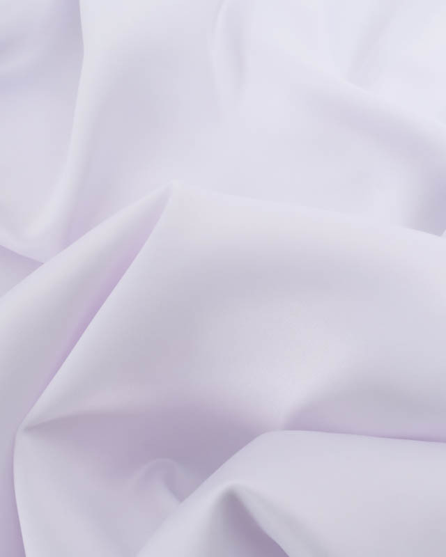 Satin Stretch Uni Blanc Eva - Mercerine