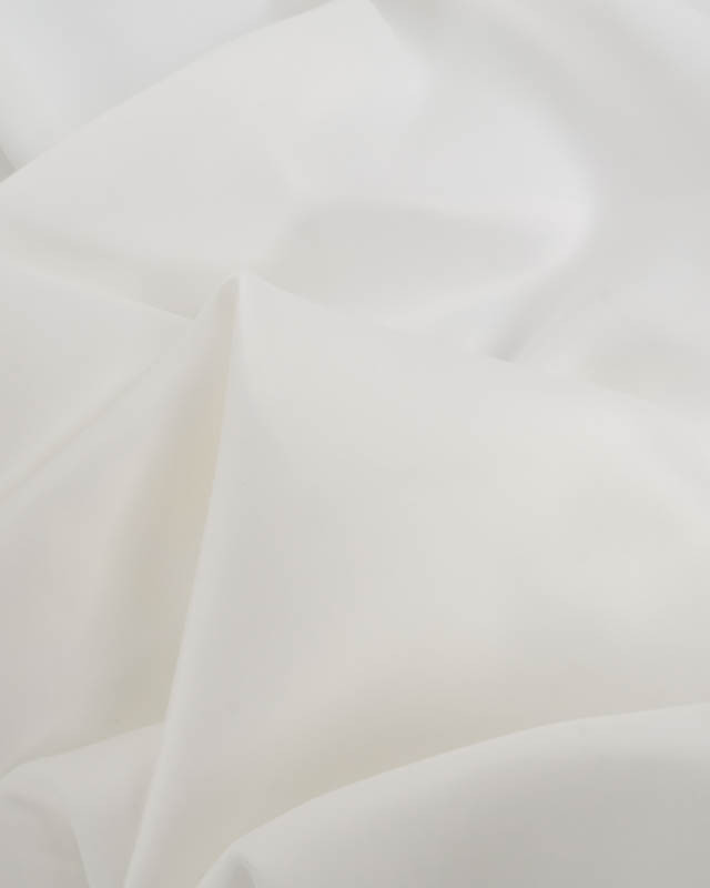 Satin Stretch Uni Ecru Eva - Mercerine