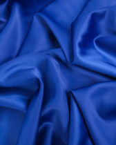 Satin Stretch Uni Bleu Electrique Eva