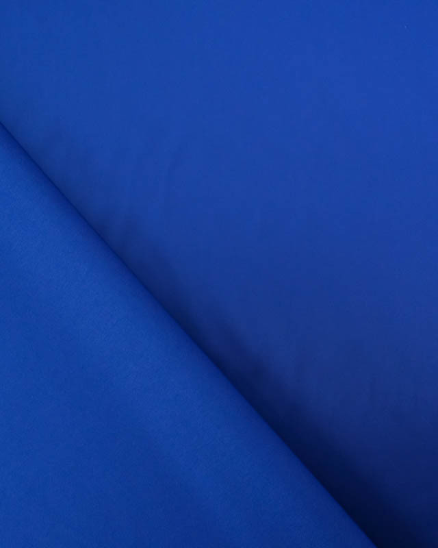Satin Stretch Uni Bleu Electrique Eva - Mercerine