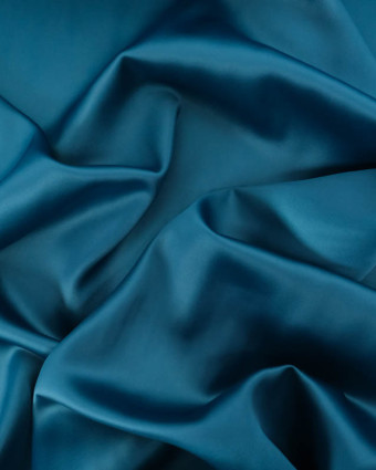 Satin Stretch Uni Paon Eva - Mercerine