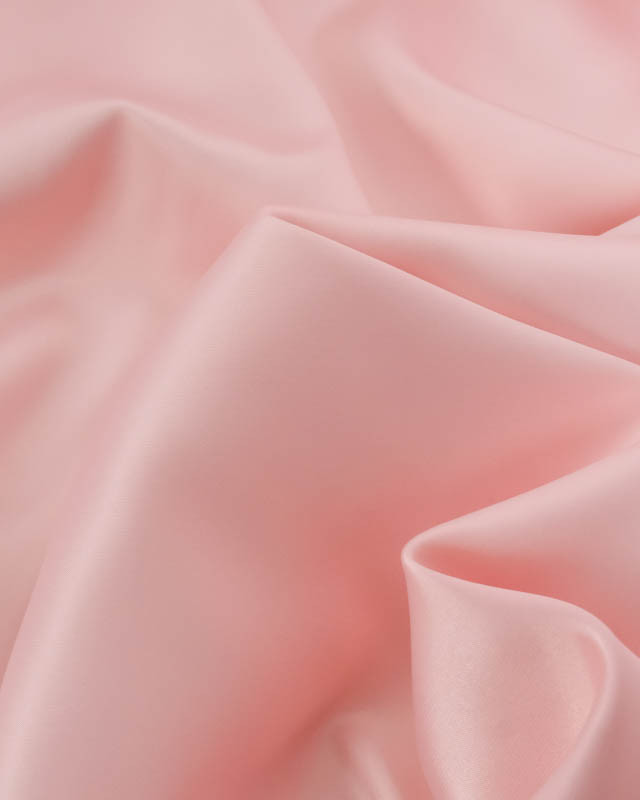 Satin Stretch Uni Rose Pétale Eva - Mercerine