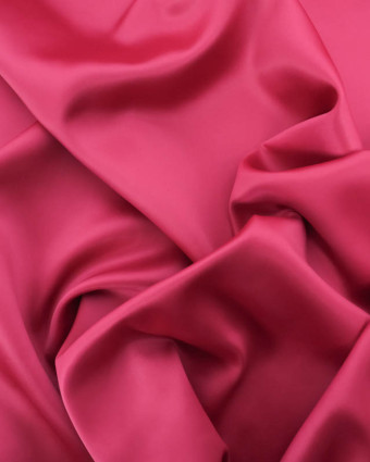 Satin Stretch Uni Fuchsia Eva - Mercerine