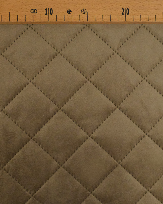 Velours Matelassé Ameublement Crème Vanya - Mercerine