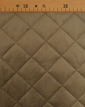 Velours Matelassé Ameublement Crème Vanya - Mercerine