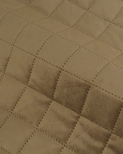Velours Matelassé Ameublement Crème Vanya - Mercerine