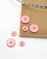 Bouton Rond Brillant Rose