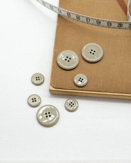 Bouton Rond Brillant Mastic - Mercerine