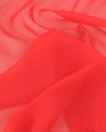 Mousseline Unie Rouge Maria - Mercerine