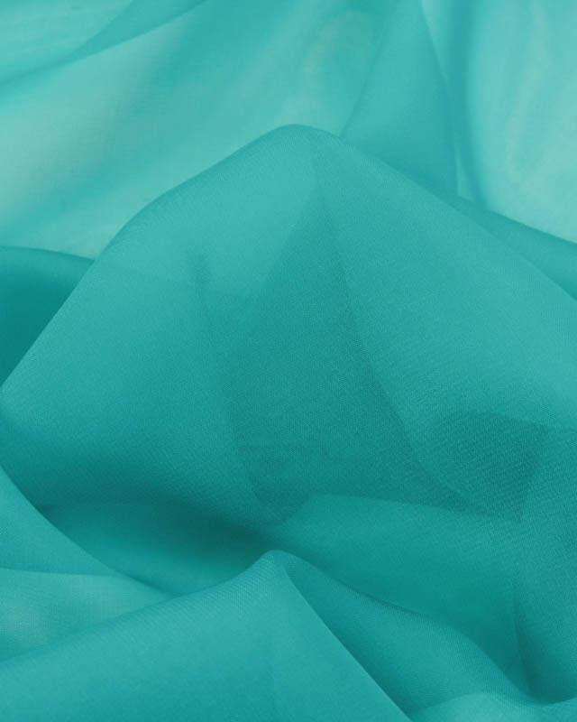 Mousseline Unie Emeraude Maria - Mercerine