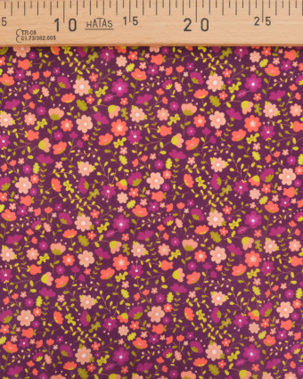 Coupon - Voile de Coton Mila Violette