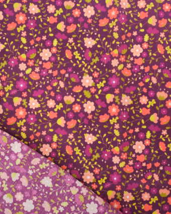 Coupon - Voile de Coton Mila Violette