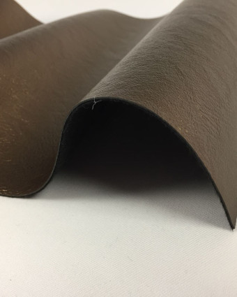 Tissu simili cuir cuivre au mètre - Mercerine