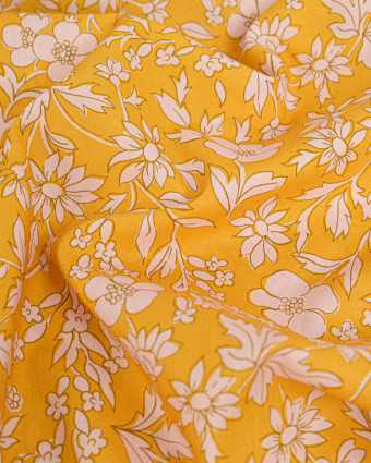 Tissu Liberty Fabrics@ Garden Melody - Callie Meadow Jaune - Mercerine