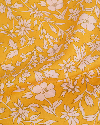 Tissu Liberty Fabrics@ Garden Melody - Callie Meadow Jaune - Mercerine