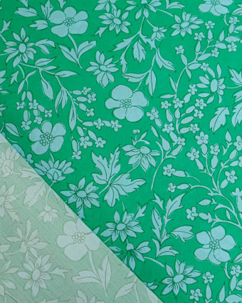 Tissu Liberty Fabrics@ Garden Melody - Callie Meadow Vert - Mercerine