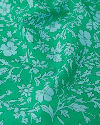 Tissu Liberty Fabrics@ Garden Melody - Callie Meadow Vert - Mercerine