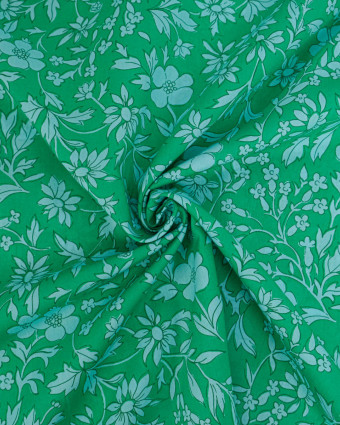 Tissu Liberty Fabrics@ Garden Melody - Callie Meadow Vert - Mercerine