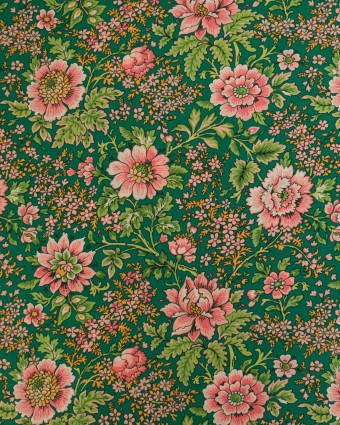 Tissu Liberty Fabrics@ Garden Melody - Vine Garden Vert - Mercerine