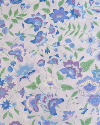 Tissu Liberty Fabrics@ Garden Melody - Carnival Corsage Mauve - Mercerine