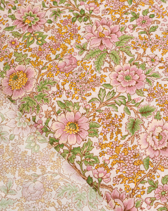 Tissu Liberty Fabrics@ Garden Melody - Vine Garden Rose - Mercerine