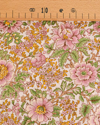 Tissu Liberty Fabrics@ Garden Melody - Vine Garden Rose - Mercerine
