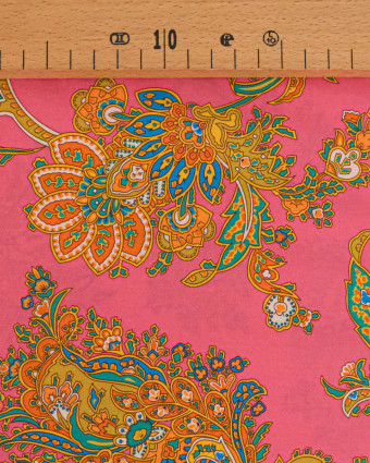 Tissu Liberty Fabrics@ Garden Melody - Kirkwall Paisley Rose - Mercerine
