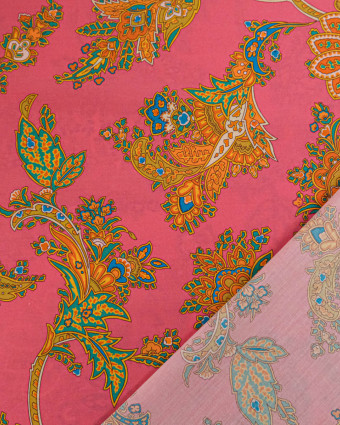 Tissu Liberty Fabrics@ Garden Melody - Kirkwall Paisley Rose - Mercerine
