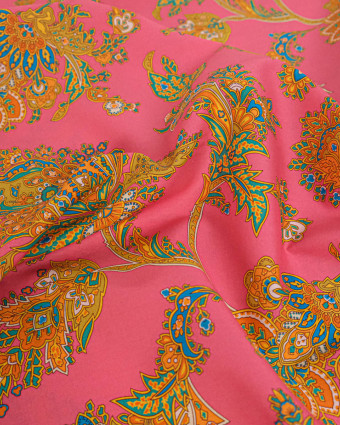 Tissu Liberty Fabrics@ Garden Melody - Kirkwall Paisley Rose - Mercerine