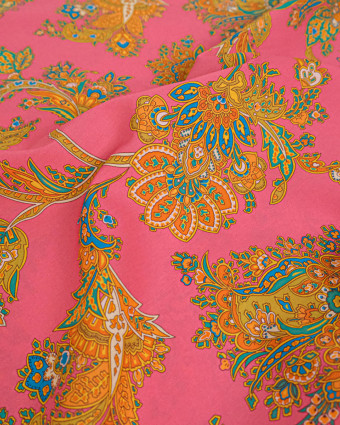 Tissu Liberty Fabrics@ Garden Melody - Kirkwall Paisley Rose - Mercerine