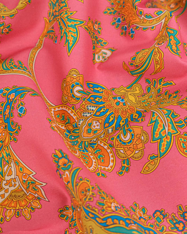 Tissu Liberty Fabrics@ Garden Melody - Kirkwall Paisley Rose - Mercerine