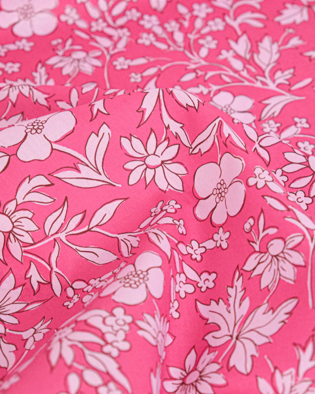 Tissu Liberty Fabrics@ Garden Melody - Callie Meadow Rose - Mercerine