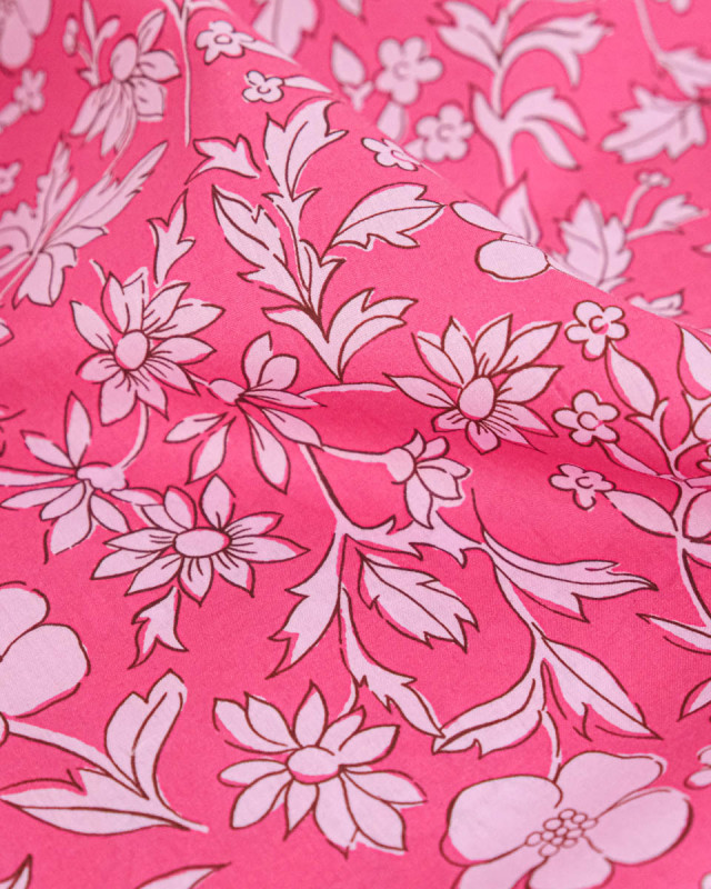 Tissu Liberty Fabrics@ Garden Melody - Callie Meadow Rose - Mercerine