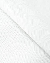 Simili Cuir Dalga Rayure Vague Blanc
