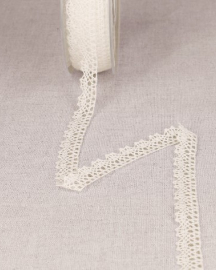 Dentelle aux Fuseaux de Puy - Ecru, Blanc - Mercerine