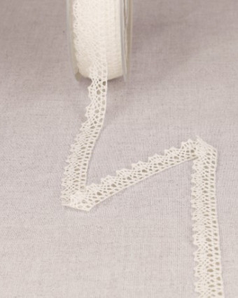Dentelle aux Fuseaux de Puy - Ecru, Blanc - Mercerine