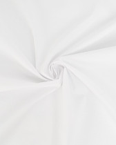 Popeline de Coton Pailletée Argent Blanc
