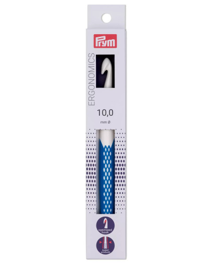 Crochet pour laine - Ergonomique - 10mm - Prym - Mercerine