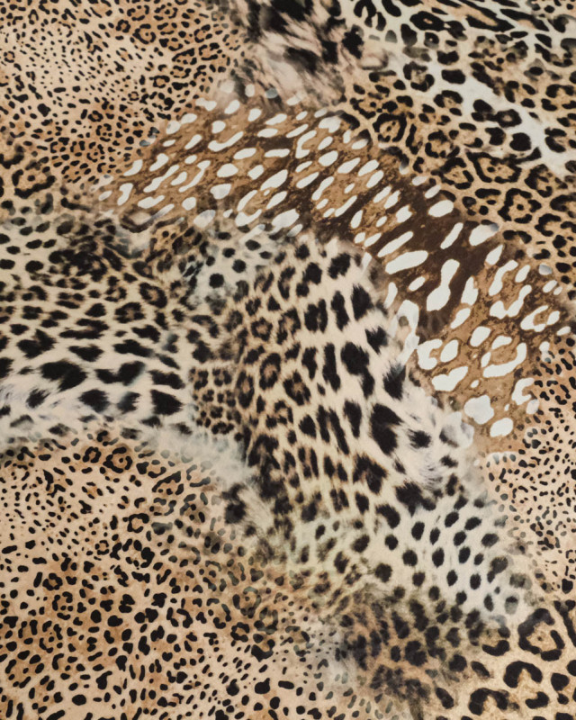 Velours Ras Léger Savane Guépard - Mercerine