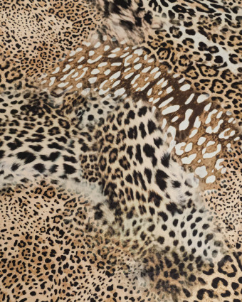 Velours Ras Léger Savane Guépard - Mercerine