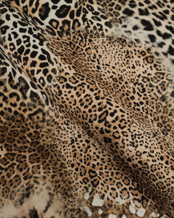 Velours Ras Léger Savane Guépard - Mercerine