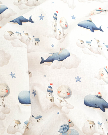 Toile Provence Baleine - Mercerine