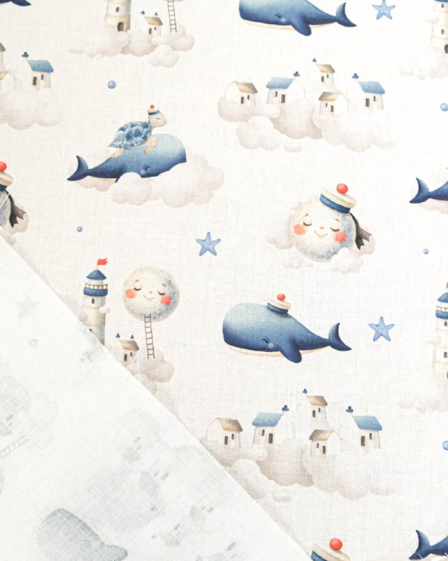 Toile Provence Baleine- Mercerine