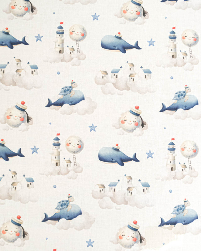 Toile Provence Baleine- Mercerine