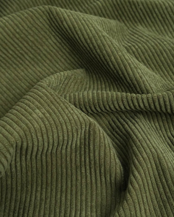 Velours Côtelé Huggy Kaki - Mercerine